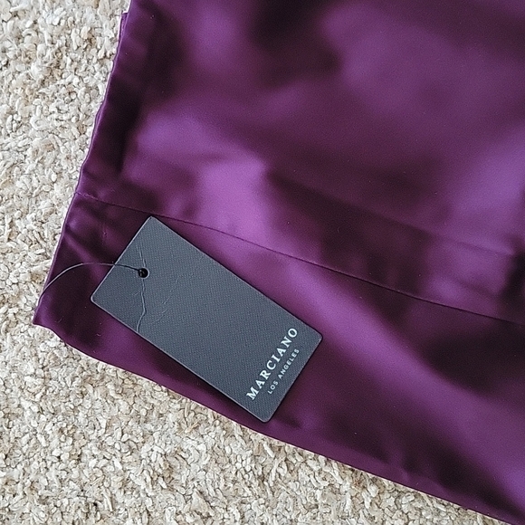 Marciano Rowan Pencil Skirt Potent Purple NWT - Picture 4 of 7